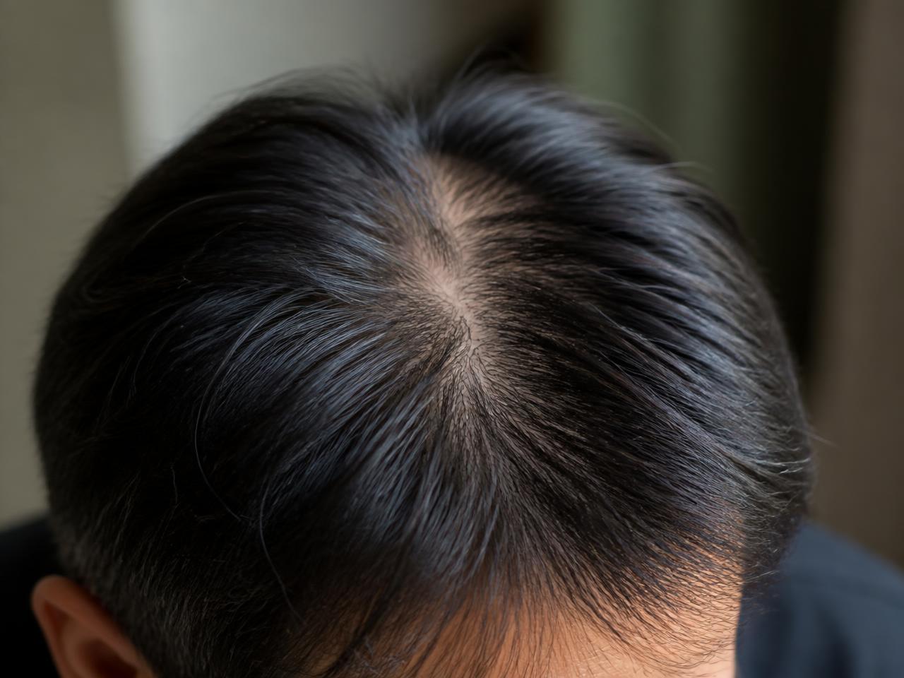 Hair Falls Flat — flat-root hair close-up