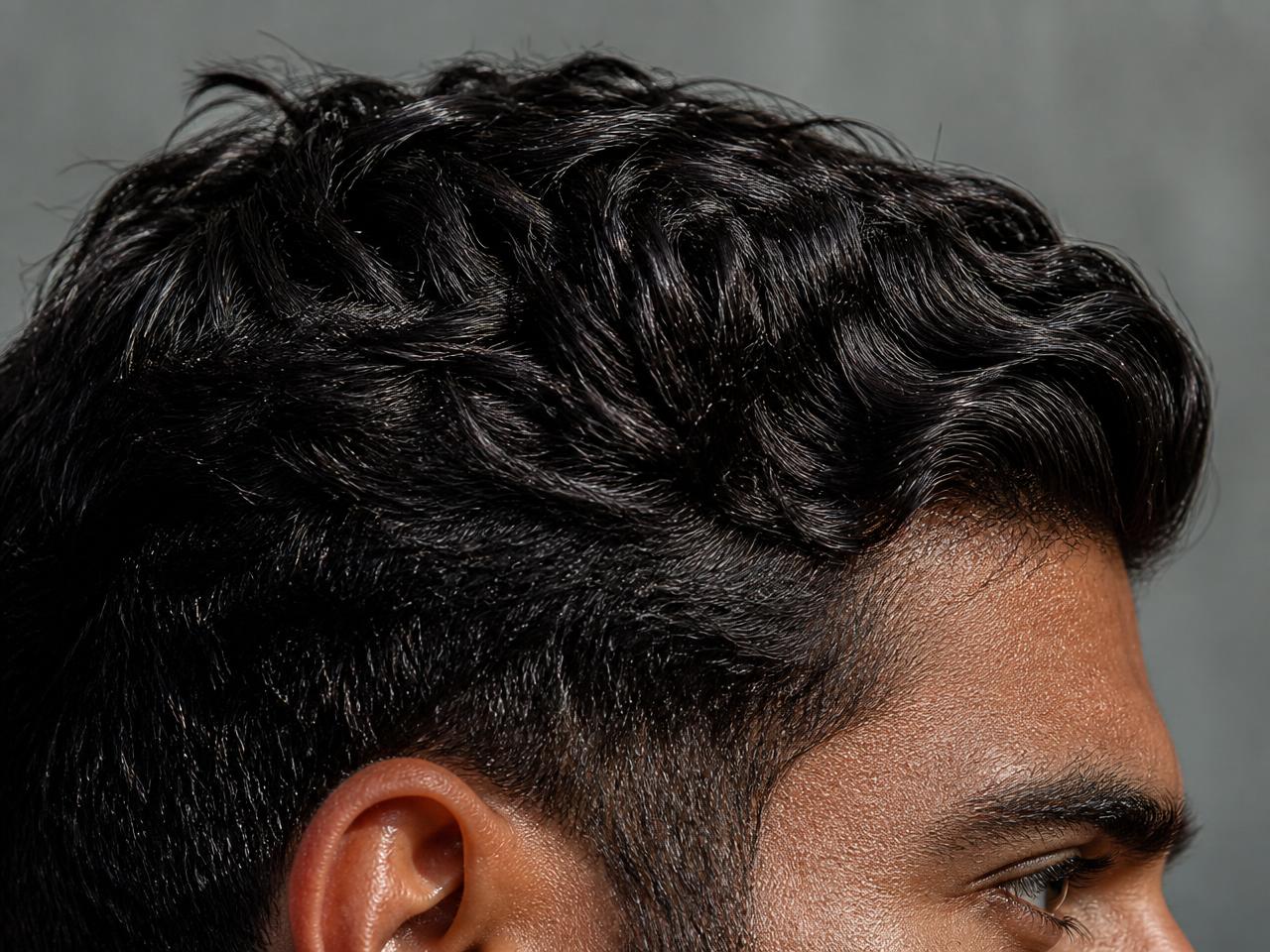 Thick and Resistant Hair — thick dense hair close-up